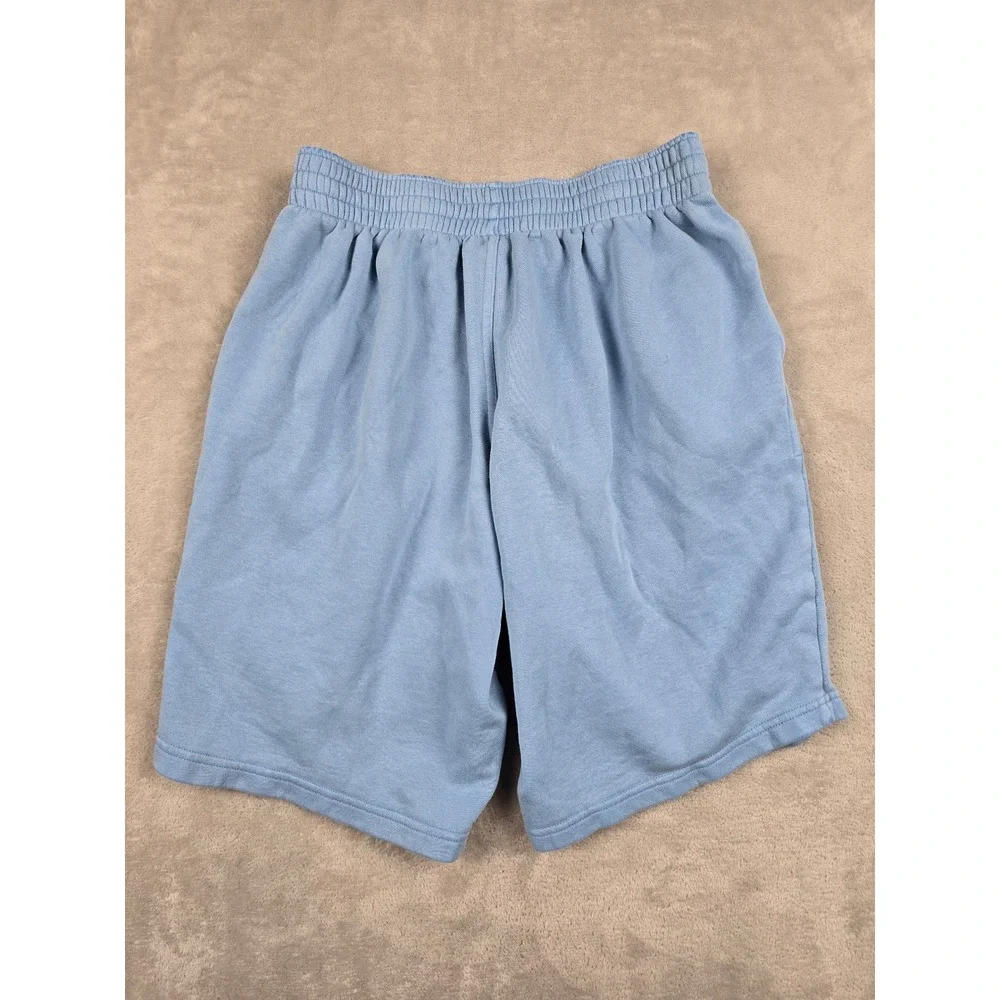 Jordan Sweat Basketball Shorts Mens Medium Blue Jumpman Logo Fleece 884280 *Read